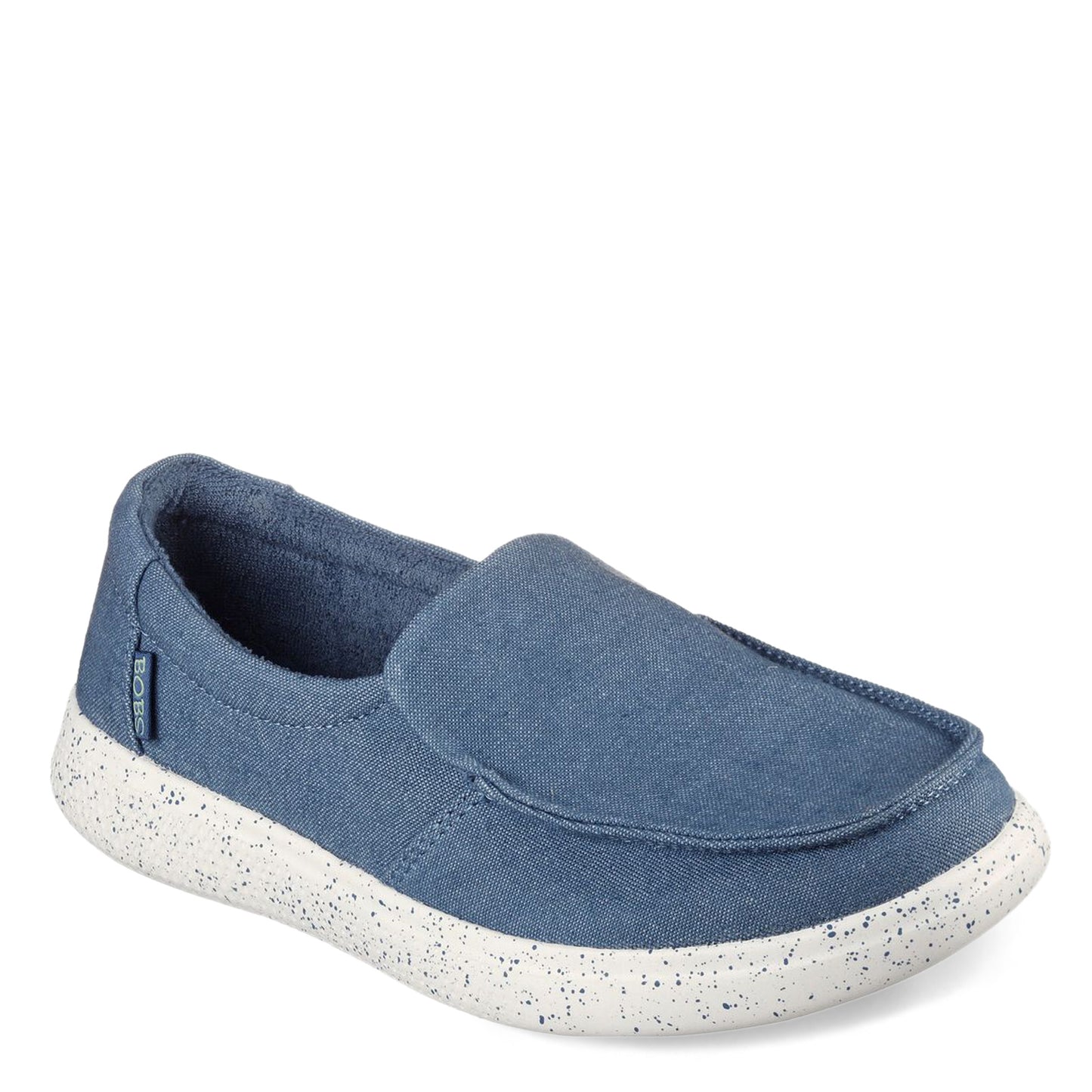 Peltz Shoes  Women's Skechers BOBS Skipper - Delightful Melody Slip-On BLUE 114213-BLU