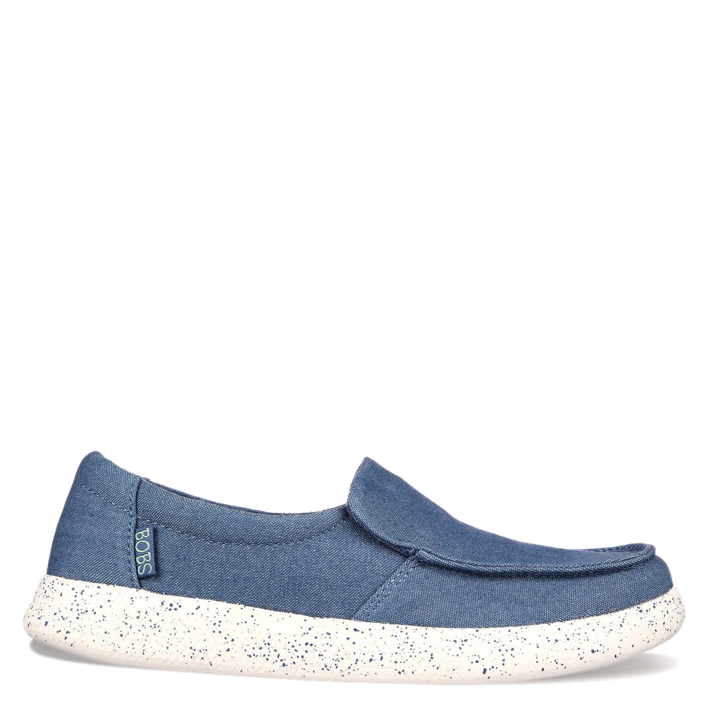 Peltz Shoes  Women's Skechers BOBS Skipper - Delightful Melody Slip-On BLUE 114213-BLU