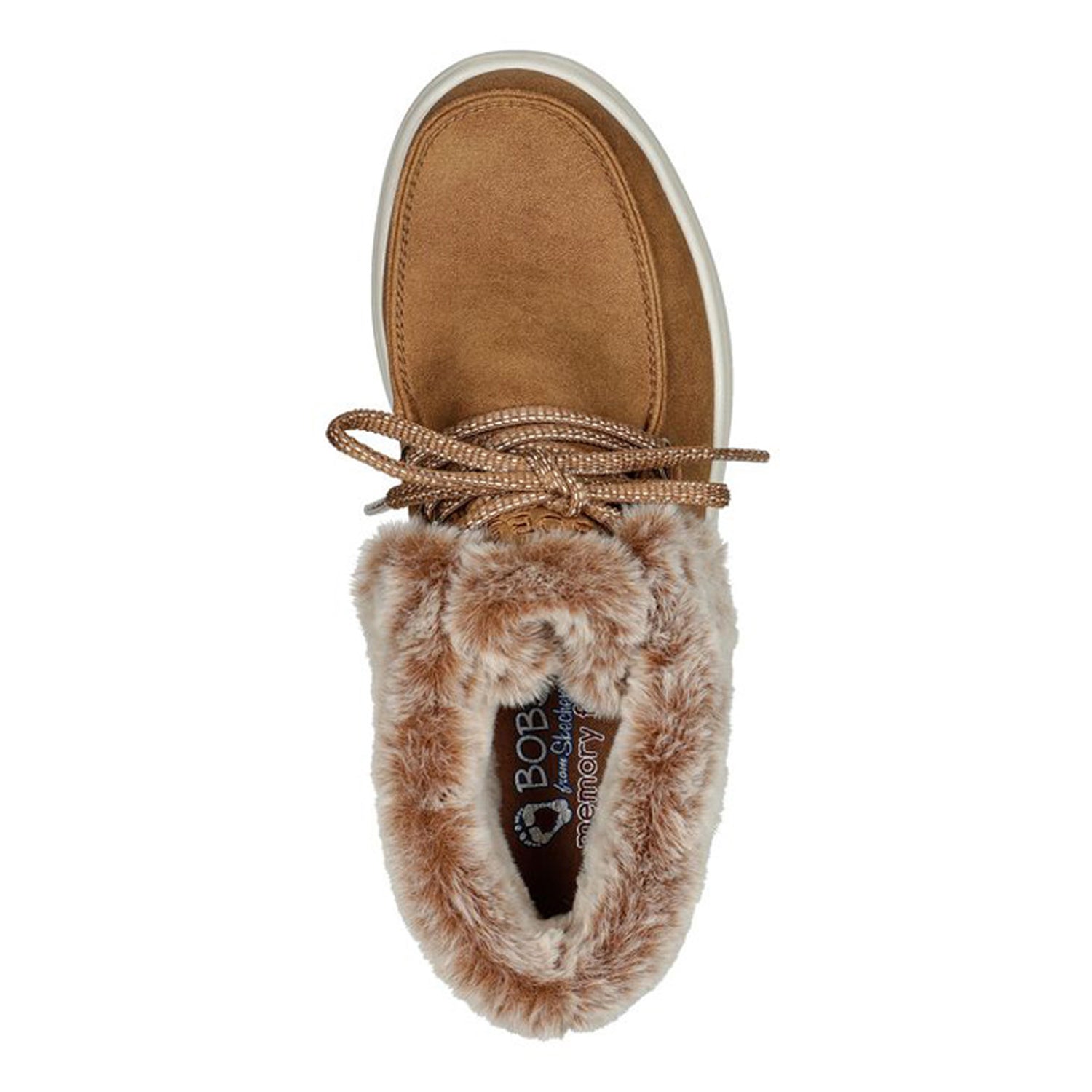 Peltz Shoes  Women's Skechers BOBS Skipper Wave - Cozy Queen Boot CHESTNUT 114270-CSNT