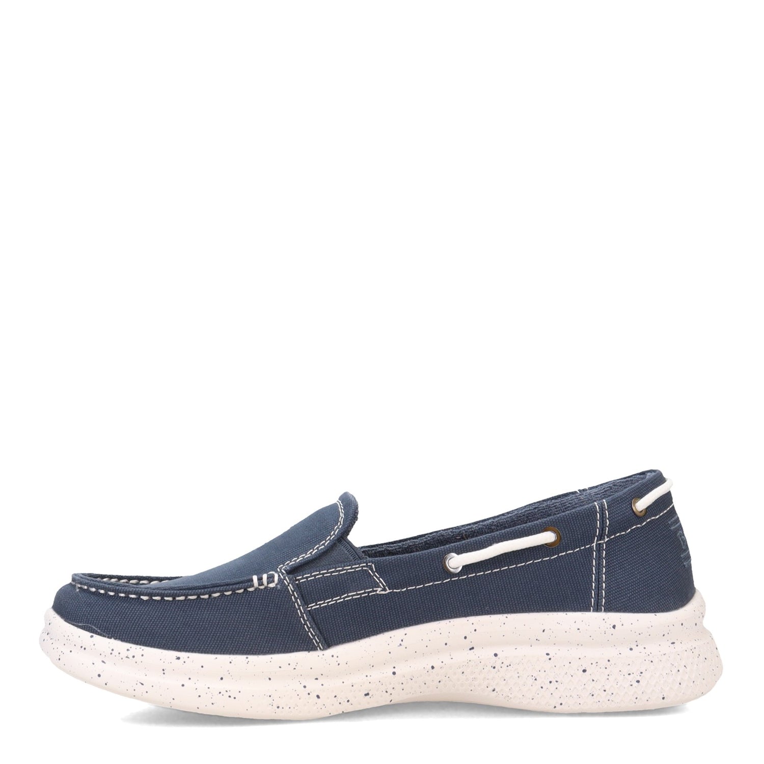 Peltz Shoes  Women's Skechers BOBS Arch Fit Skipper - Playful Brisk Slip-On NAVY 114280-NVY