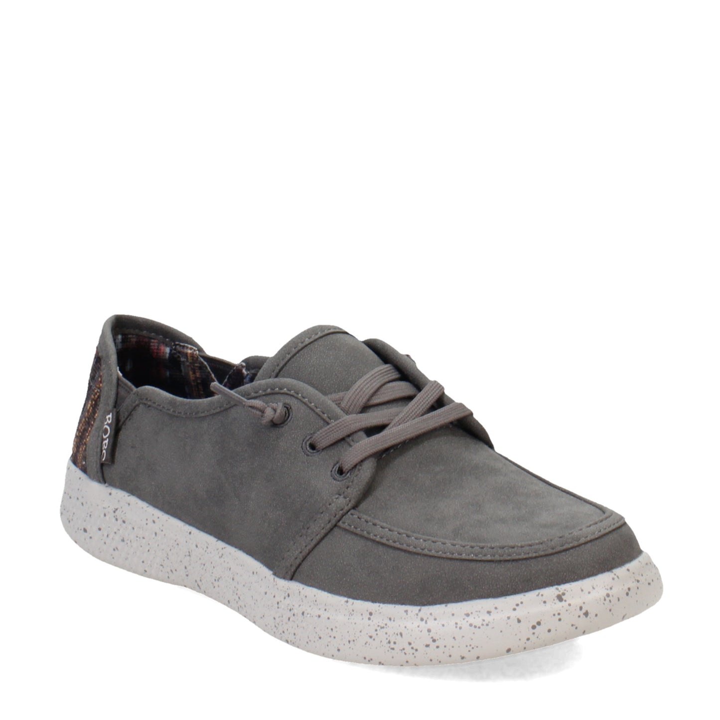 Peltz Shoes  Women's Skechers BOBS Skipper - Autumn Embrace Slip-On CHARCOAL 114375-CCL