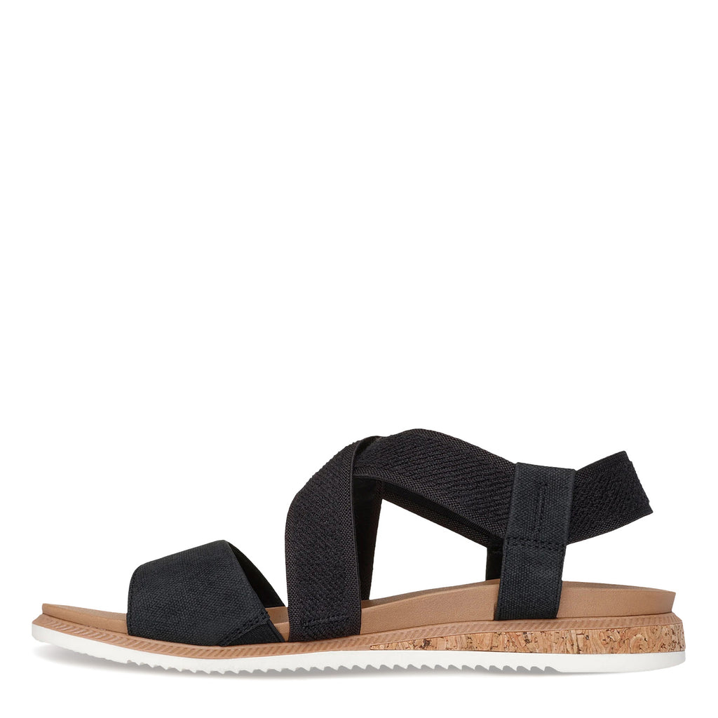 Women's Skechers BOBS Desert Kiss Low Sandal BLACK 114705-BLK