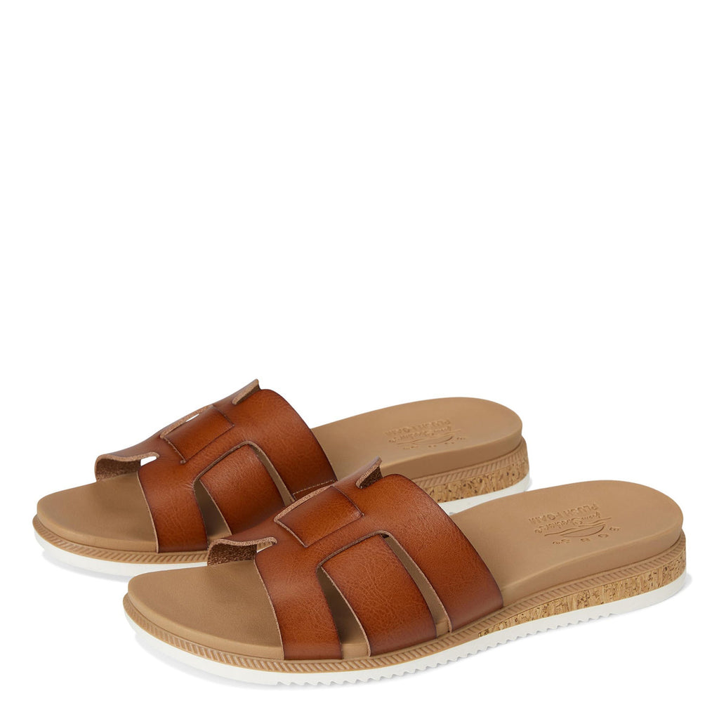 Women's Skechers BOBS Desert Kiss Low - Peak Look Sandal CHESTNUT 114707-CSNT