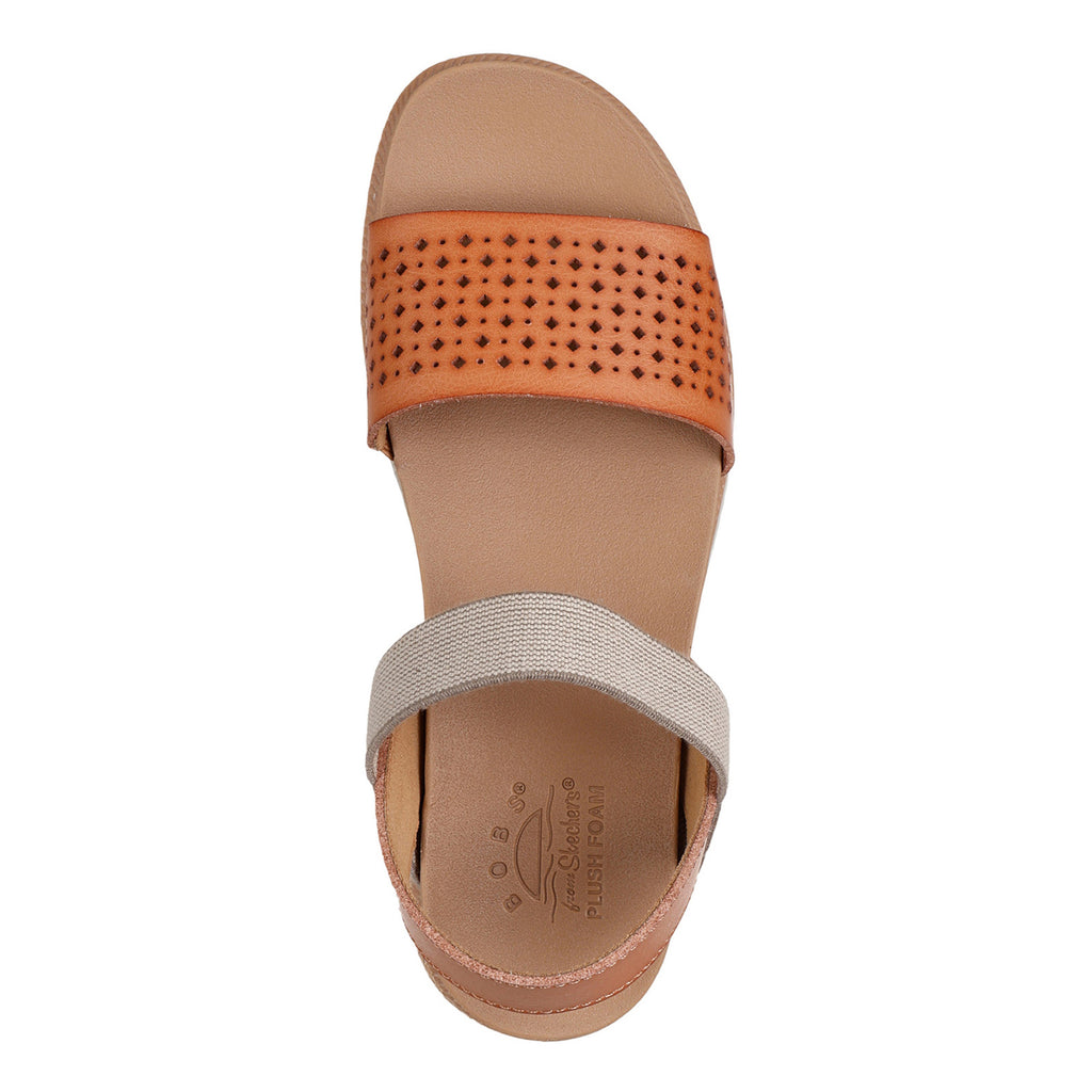 Women's Skechers, BOBS Desert Kiss Low - Perf Look Sandal