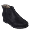 Peltz Shoes  Women's Skechers BOBS Chill Wedge Cruising Altitude Boot BLACK 114715-BBK