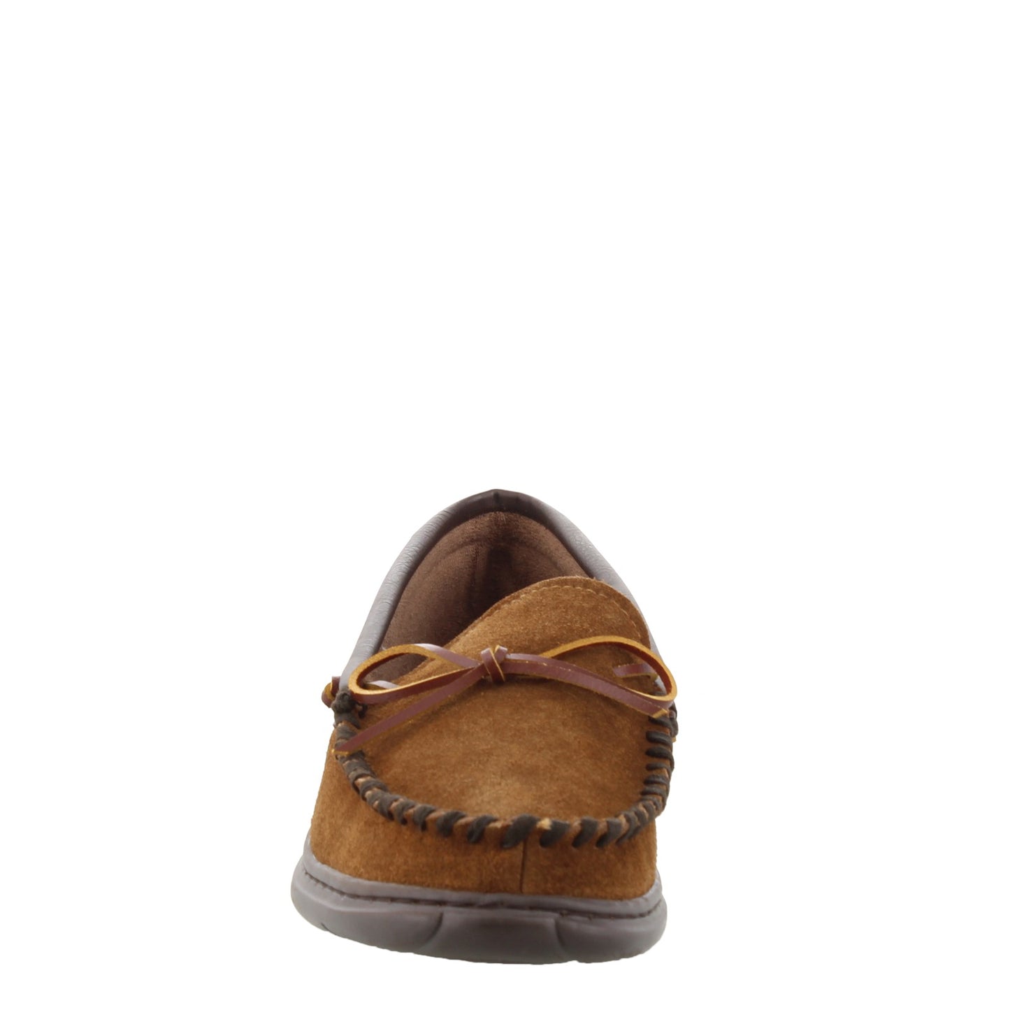 Peltz Shoes  Men's LB Evans Atlin Slipper CHESTNUT 1151