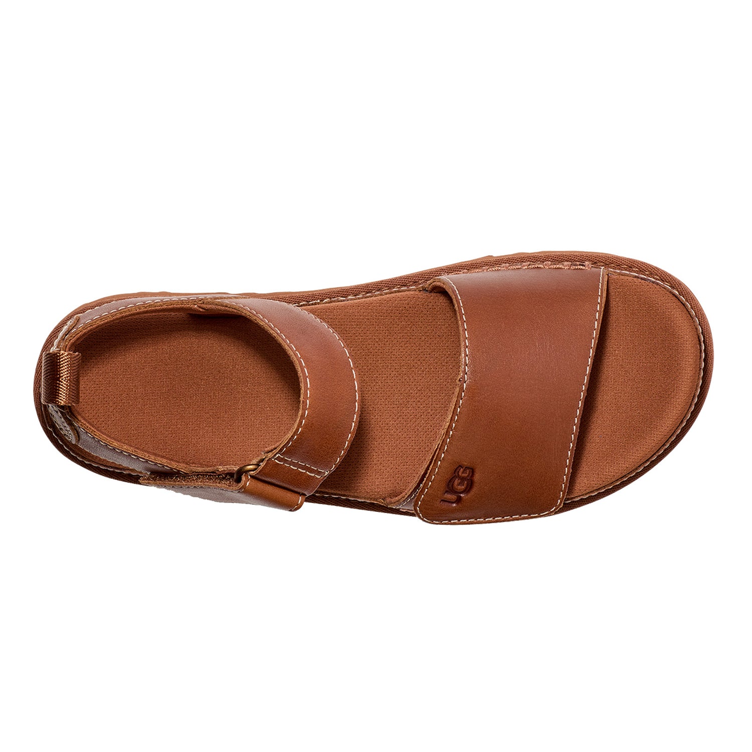 Peltz Shoes  Women's Ugg Goldenstar Platform Sandal Tan 1156431-TAN