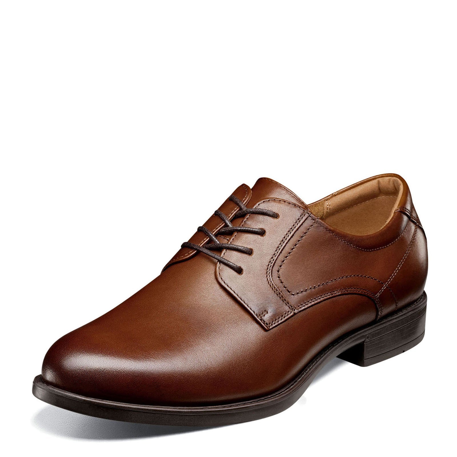 florsheim men's dress shoes Neufeld Plain Toe Oxford, Cognac Multi, 7 Medium Dailey Cap Toe Oxford The Florsheim Dailey is a cap toe dress shoe that incorporates style and advanced comfort Florsheim Midtown Cap Toe Oxford