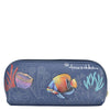 Peltz Shoes  Women's Anuschka Medium Zip-Around Eyeglass Cosmetic Pouch Mystical Reef 1163-MSR