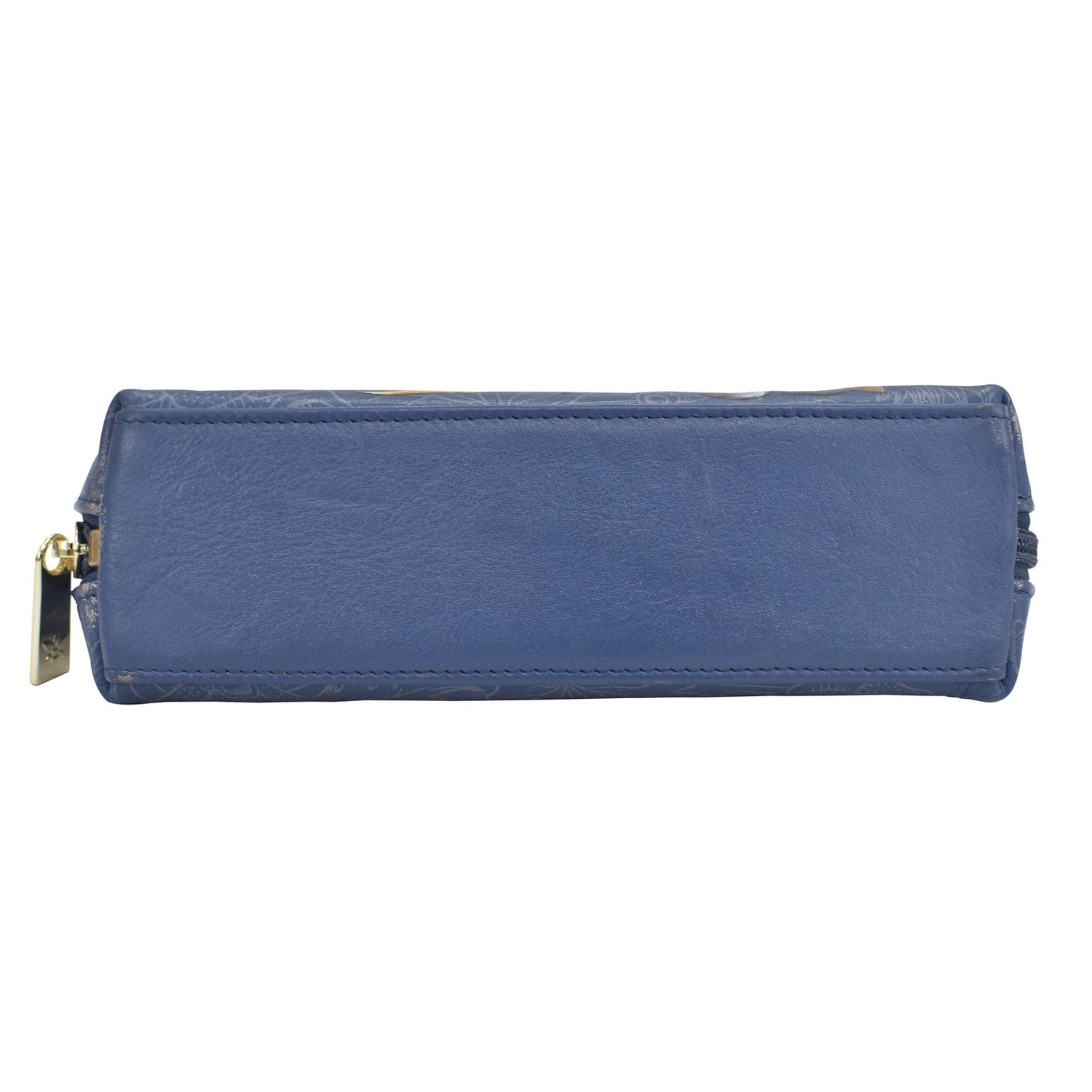 Peltz Shoes  Women's Anuschka Medium Zip-Around Eyeglass Cosmetic Pouch Mystical Reef 1163-MSR