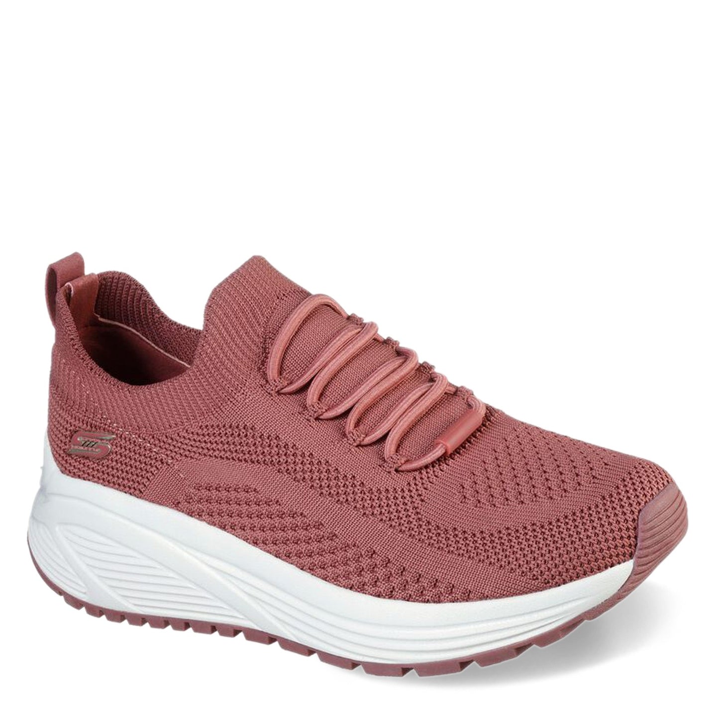 Peltz Shoes  Women's Skechers BOBS Sport Sparrow 2.0 - Allegiance Crew Sneaker ROSE 117027-ROS