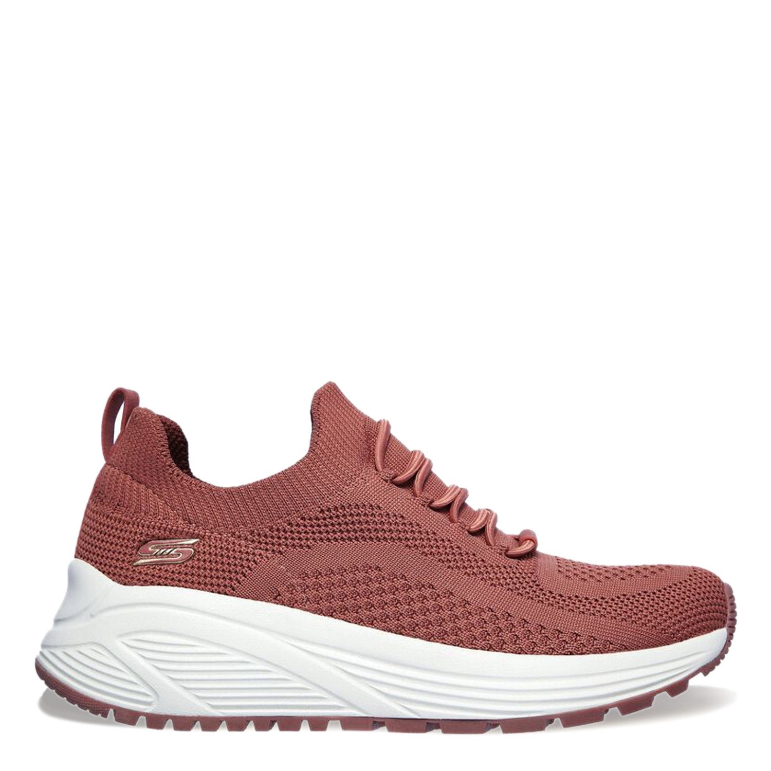 Peltz Shoes  Women's Skechers BOBS Sport Sparrow 2.0 - Allegiance Crew Sneaker ROSE 117027-ROS