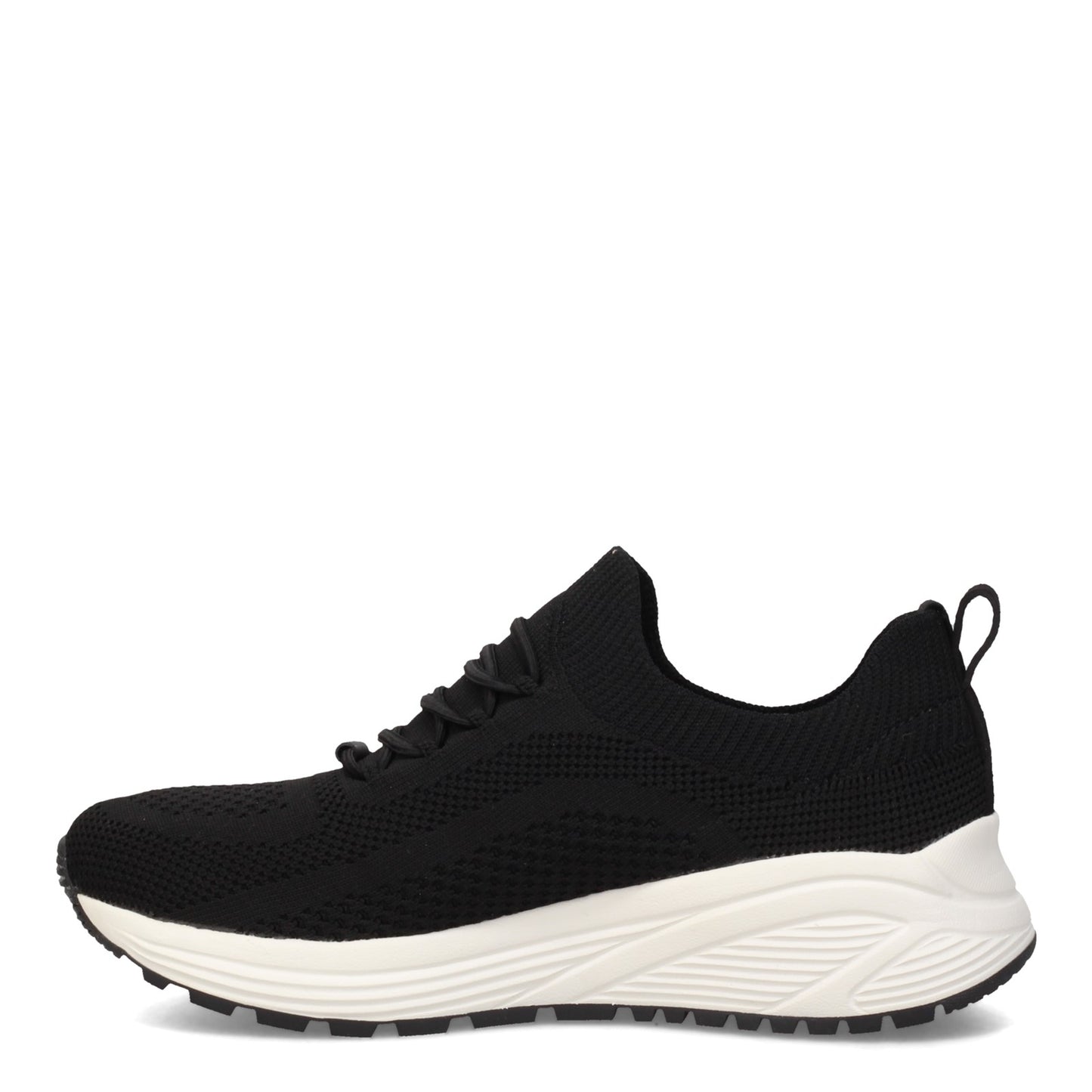 Peltz Shoes  Women's Skechers Sport Sparrow 2.0 - Allegiance Crew Sneaker - Wide Width BLACK 117027W-BLK