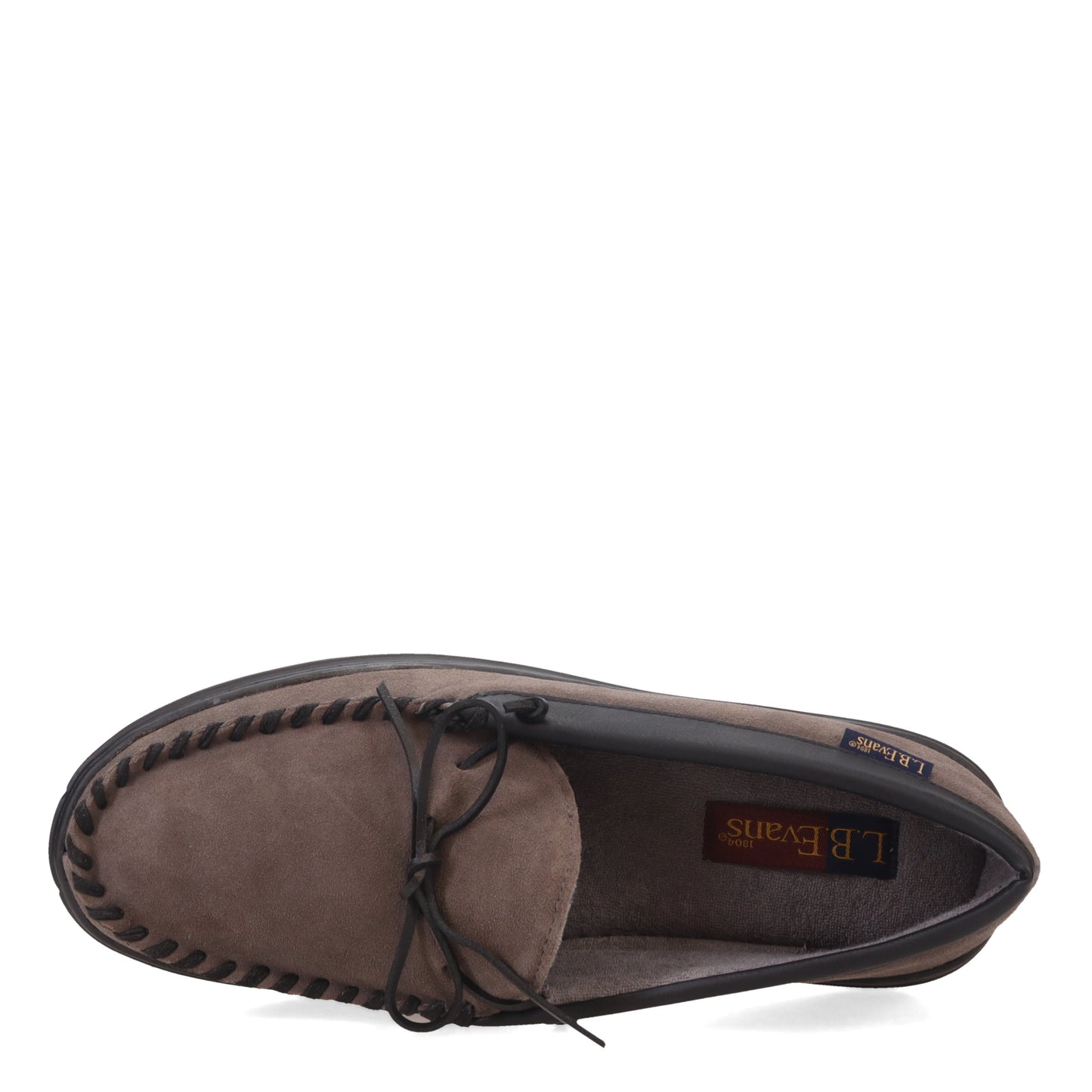 Peltz Shoes  Men's LB Evans Atlin Slipper GRAY 1171