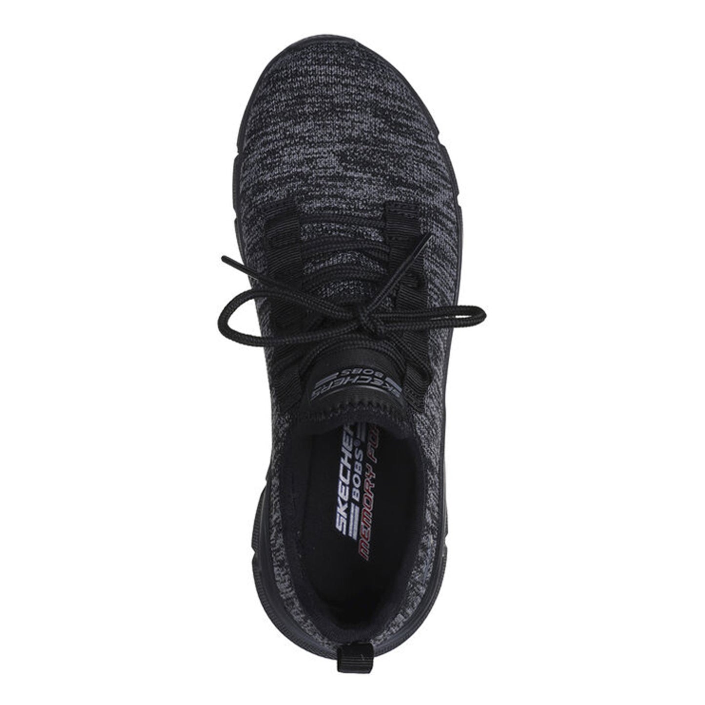 Peltz Shoes  Women's Skechers BOBS Sport B Flex - Perfect Pace Sneaker BLACK 117348-BBK