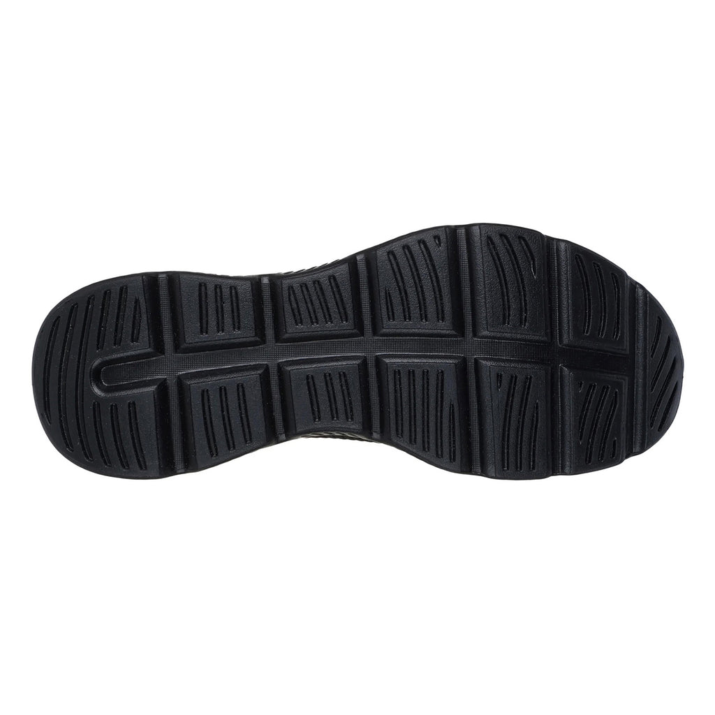 Women's Skechers Slip-ins: BOBS Sport Arc Waves Sneaker SOLID BLACK 117629-BBK