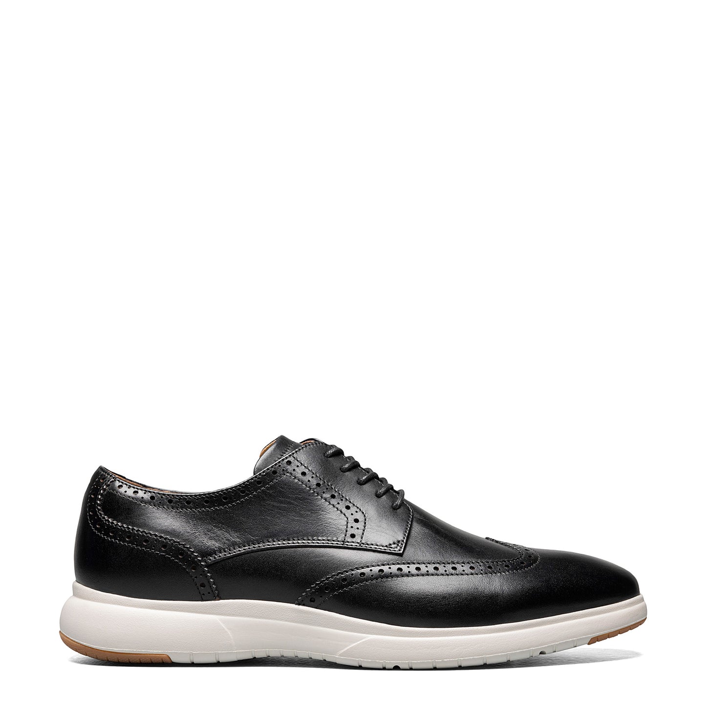 Peltz Shoes  Men's Florsheim Dash Wingtip Oxford Black 11768-111