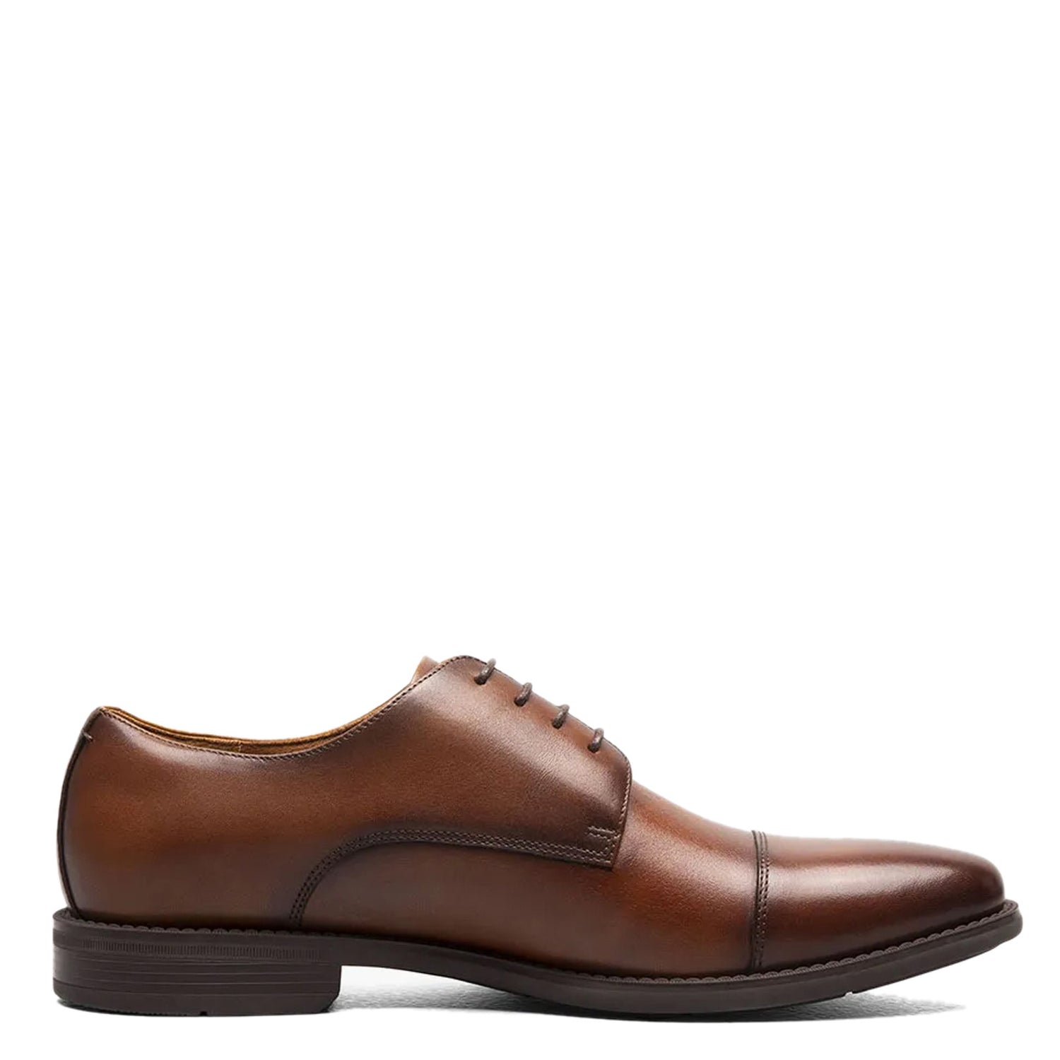 Peltz Shoes  Men's Florsheim Santucci Cap Toe Oxford COGNAC 11771-221