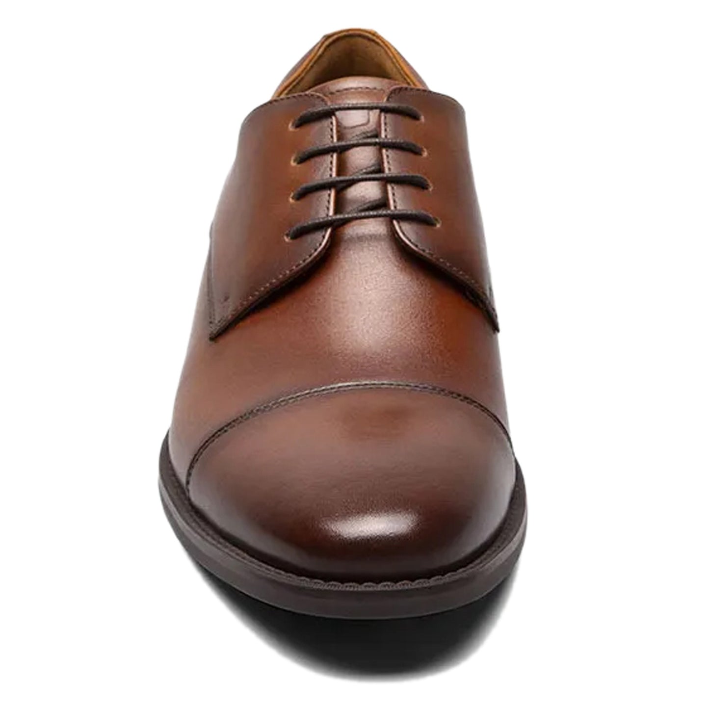 Peltz Shoes  Men's Florsheim Santucci Cap Toe Oxford COGNAC 11771-221