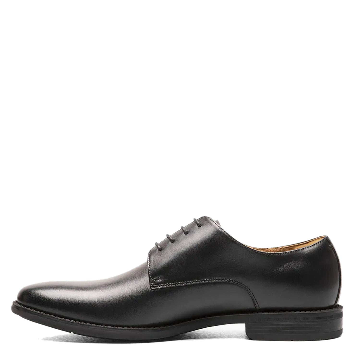 Peltz Shoes  Men's Florsheim Santucci Plain Toe Oxford BLACK 11773-001