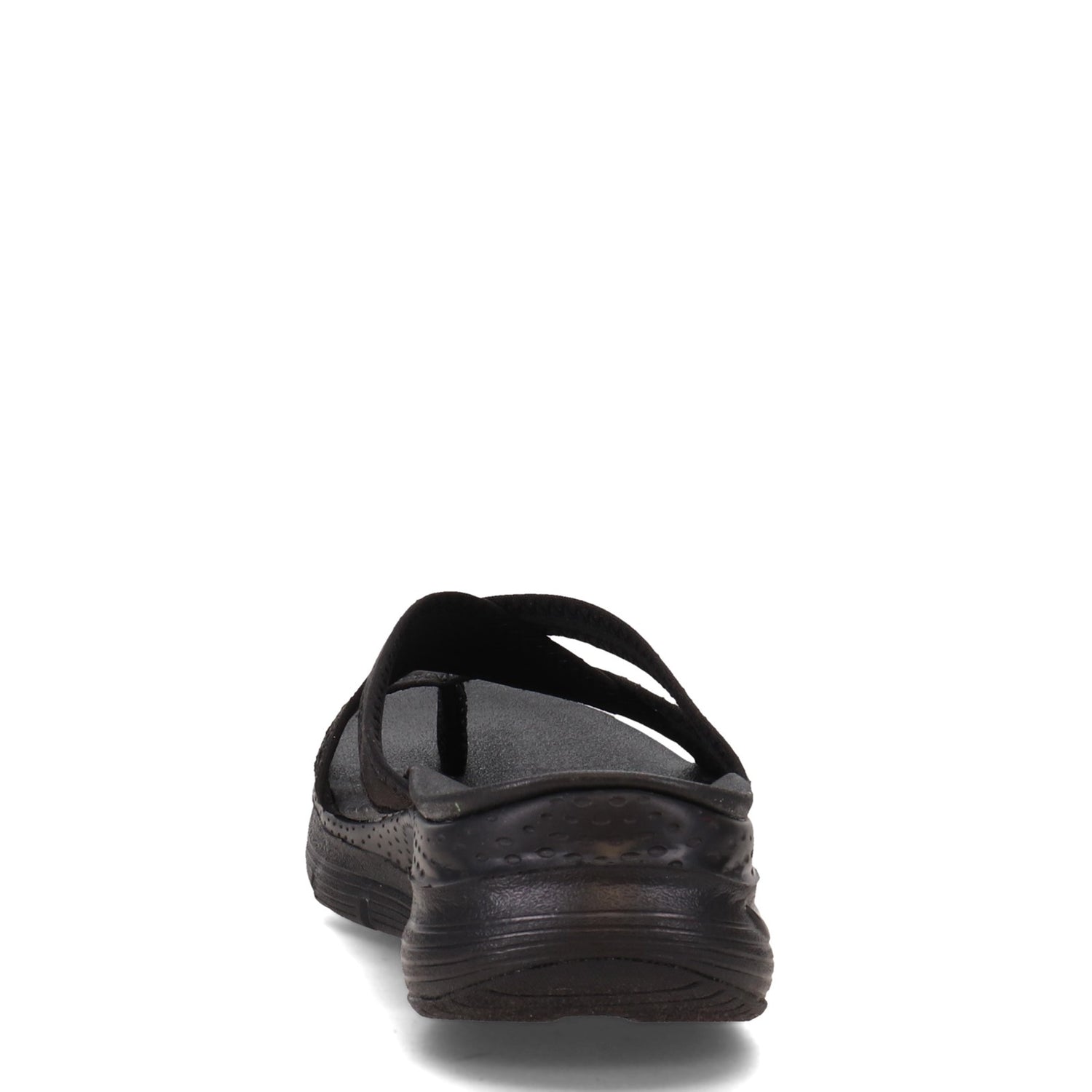 Peltz Shoes  Women's Skechers Arch Fit - New Start Sandal BLACK 119249-BBK