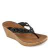 Peltz Shoes  Women's Skechers Beverlee - Happy Charmer Sandal Black 119257-BLK