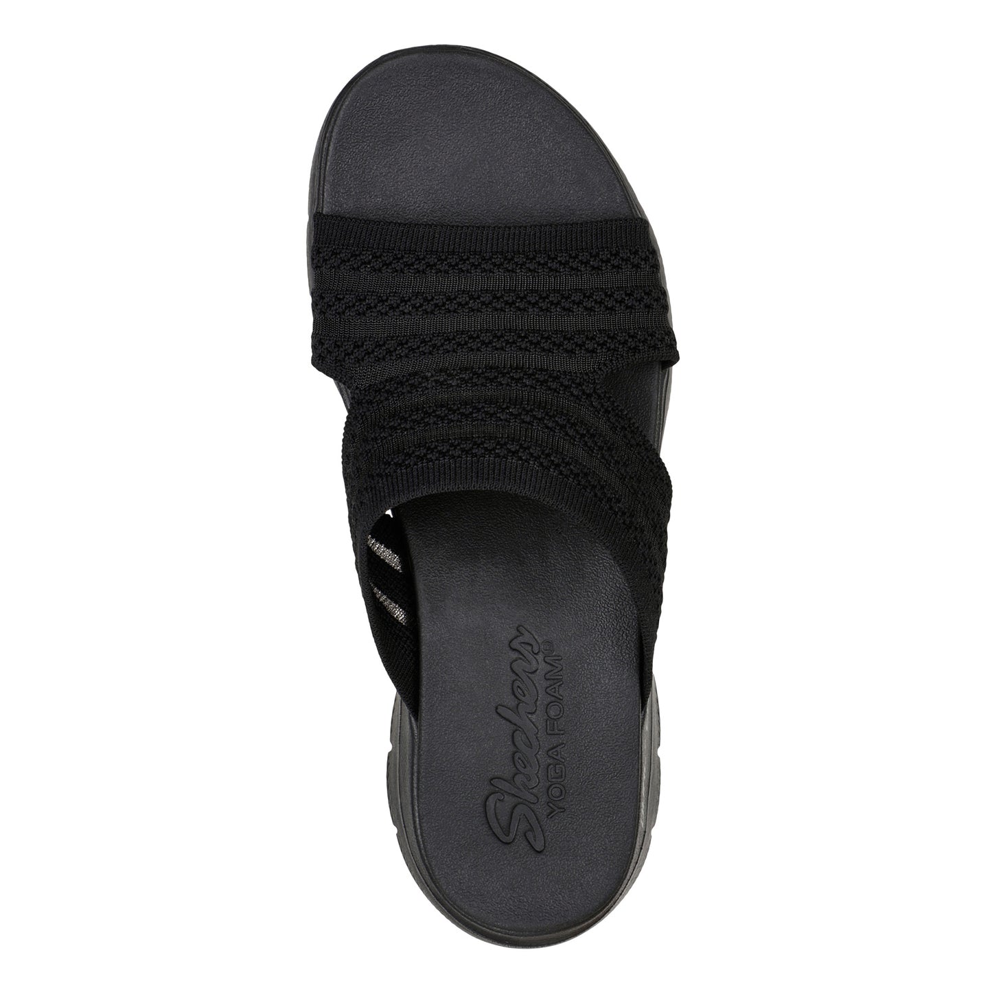 Peltz Shoes  Women's Skechers Cali Flex Appeal 2.5 - Right Sheer Sandal BLACK 119270-BBK