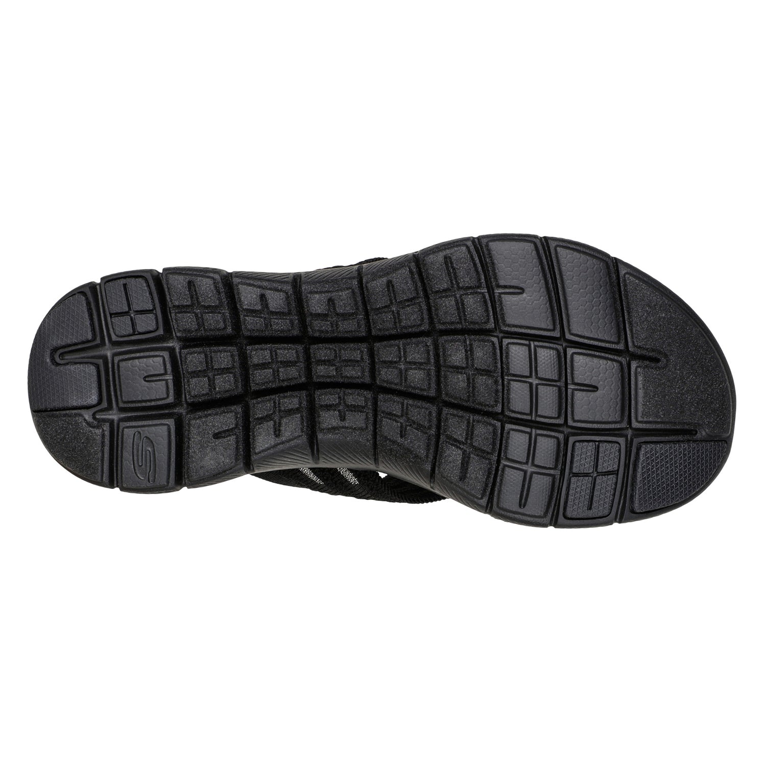 Peltz Shoes  Women's Skechers Cali Flex Appeal 2.5 - Right Sheer Sandal BLACK 119270-BBK