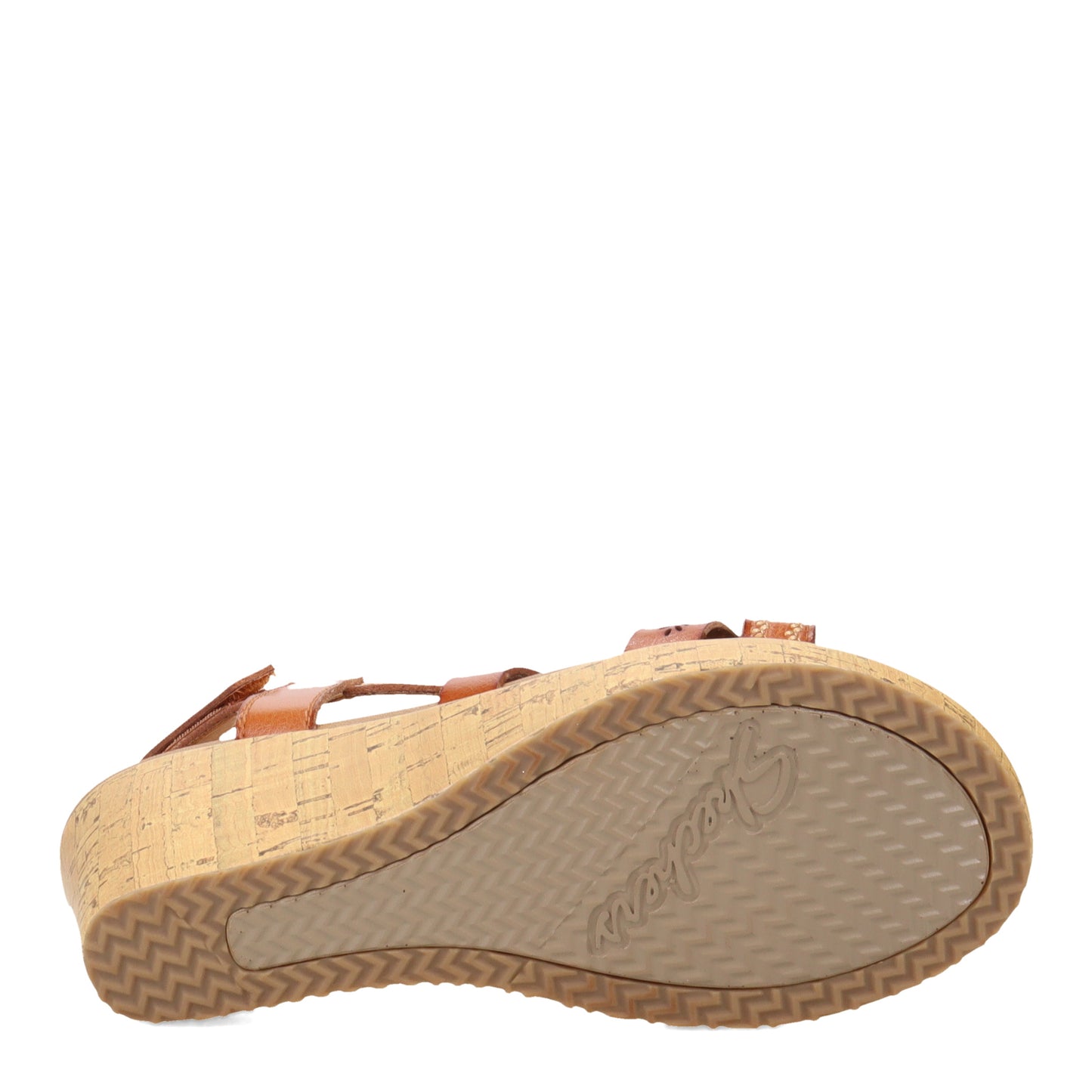 Peltz Shoes  Women's Skechers Cali Beverlee - Delicate Glow Sandal Luggage 119339-LUG