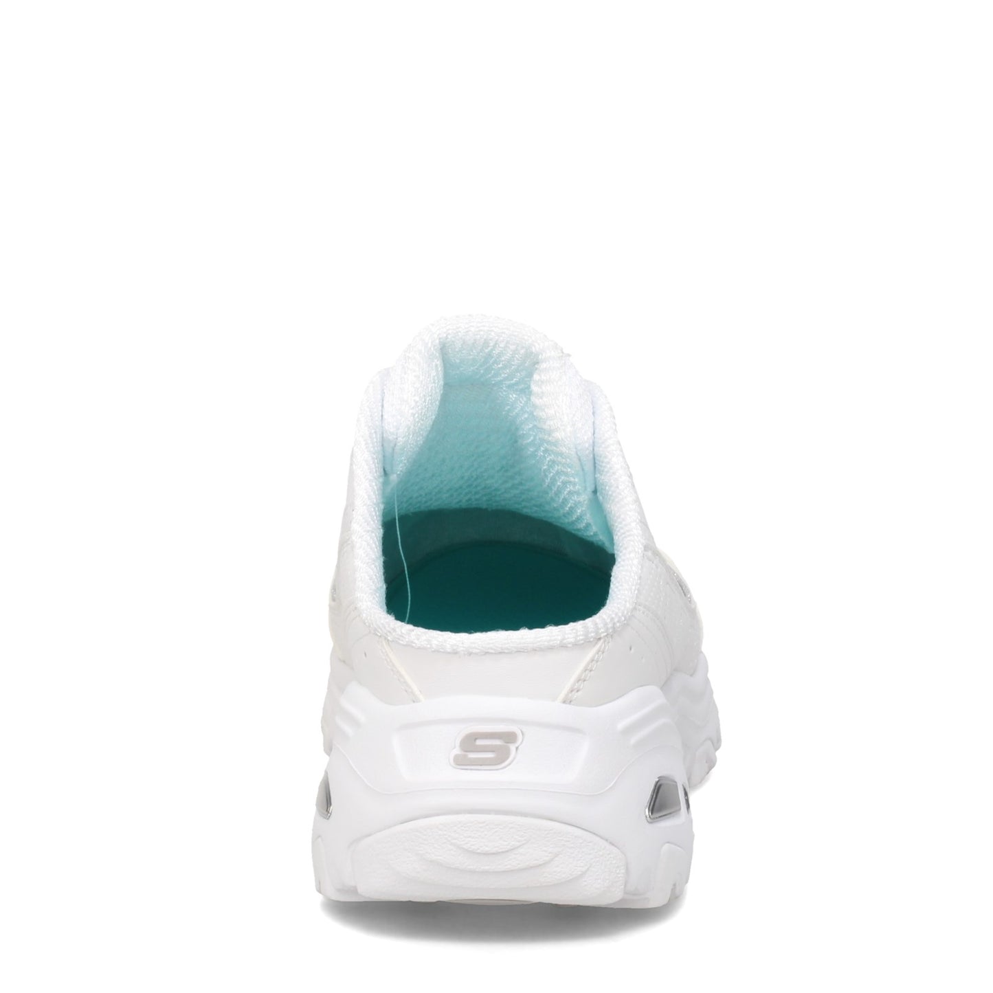 Peltz Shoes  Women's Skechers D'lites - Bright Sky Sneaker - Wide Width WHITE 11933W-WSL