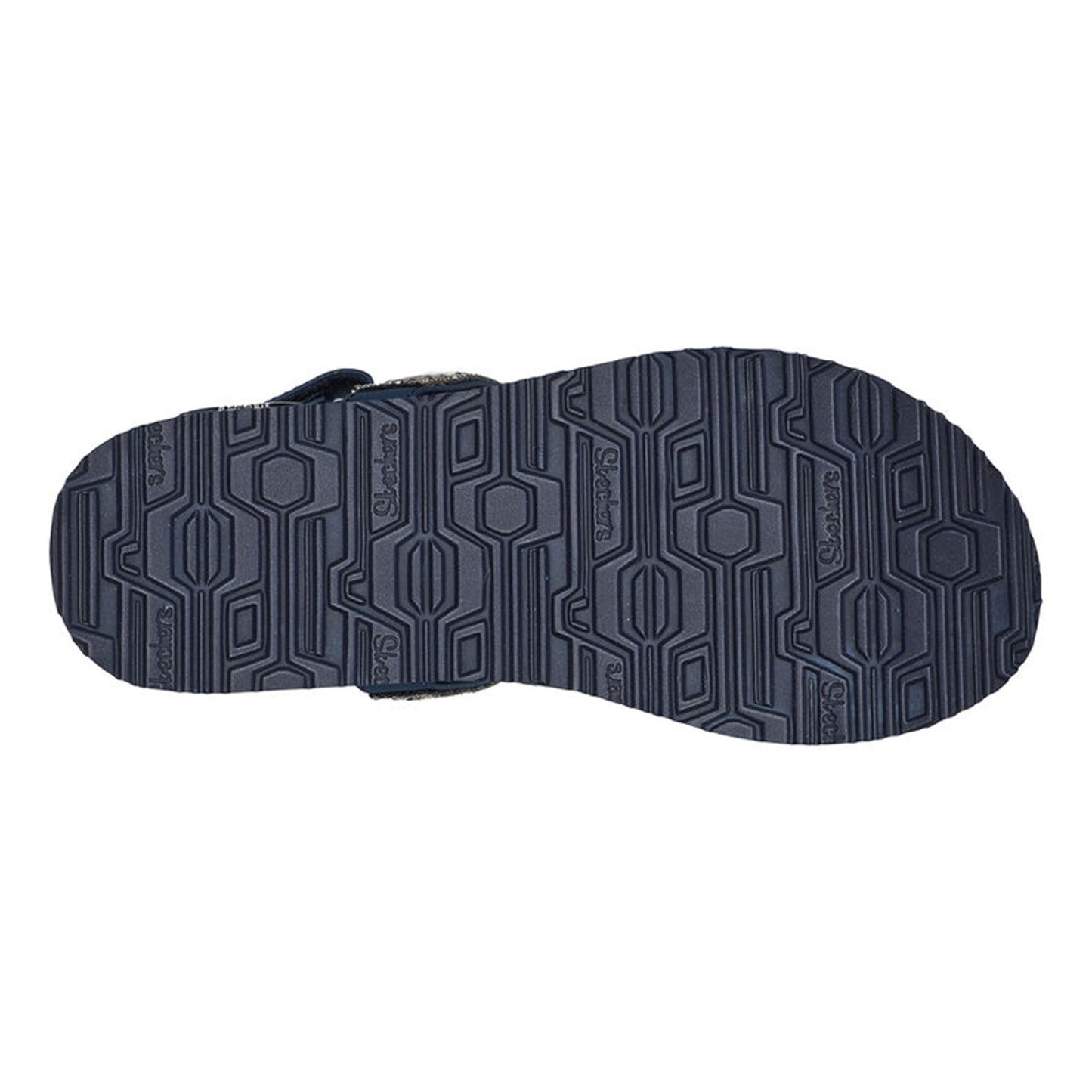 Peltz Shoes  Women's Skechers Arch Fit Meditation - Fancy Love Sandal NAVY 119401-NVMT