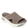 Peltz Shoes  Women's Skechers Cali Arch Fit - Sweet Monet Sandal Mocha 119449-MOC