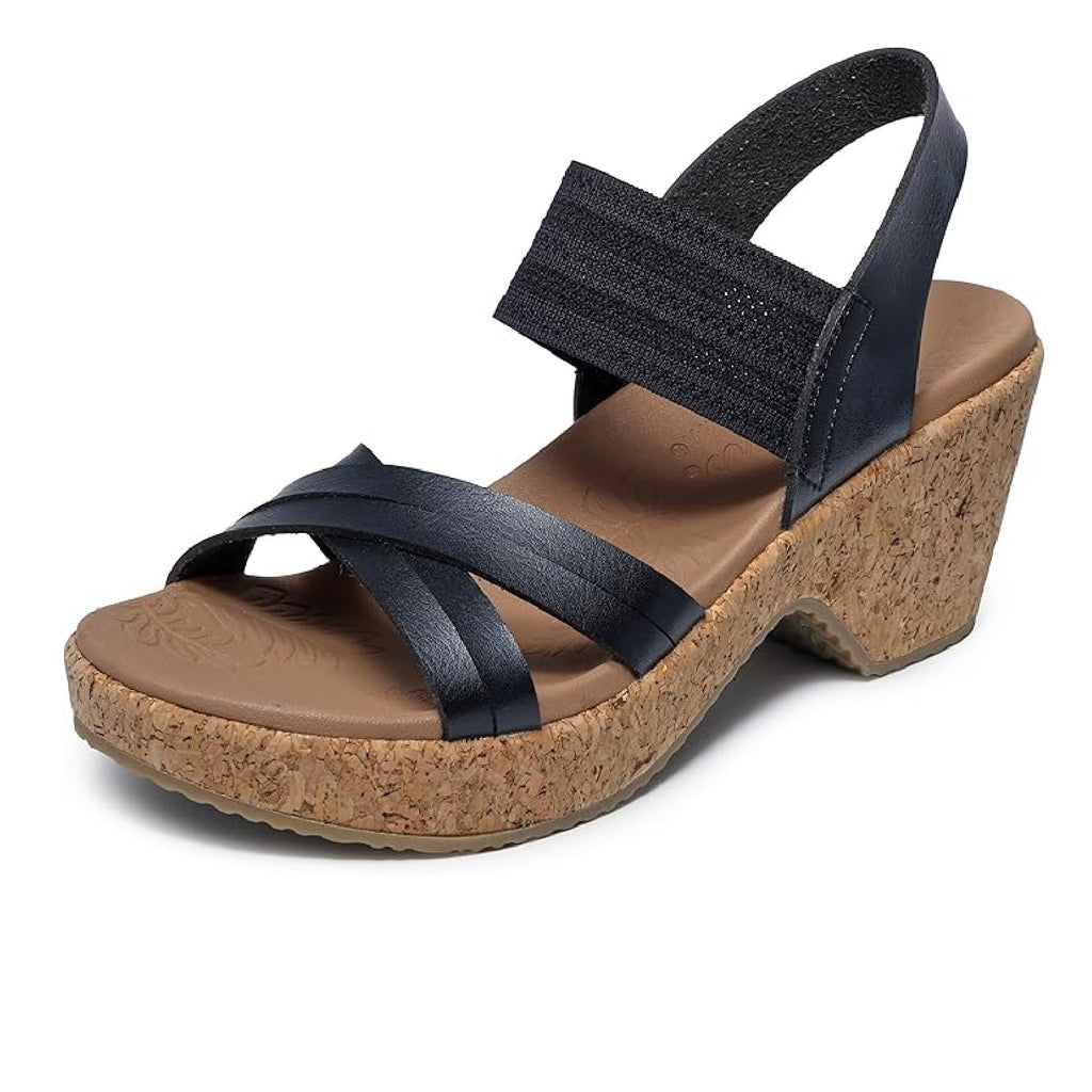 Women's Skechers Brystol - Night Skies Wedge Sandal