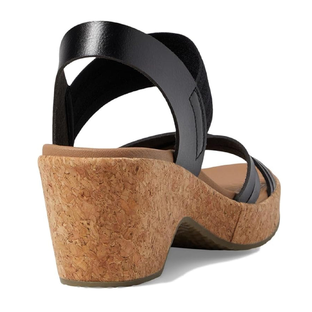 Women's Skechers Brystol - Night Skies Wedge Sandal BLACK 119536-BLK