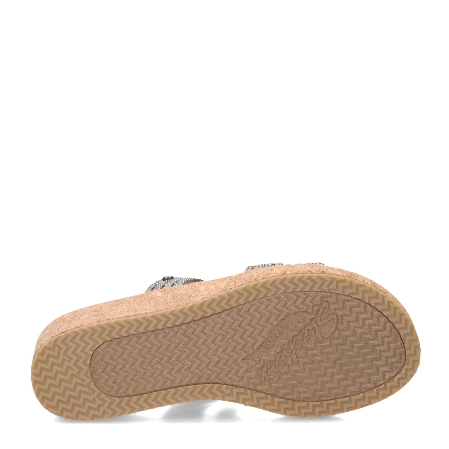Peltz Shoes  Women's Skechers Arch Fit Beverlee - Always Classy Sandal Pewter 119548-PEW