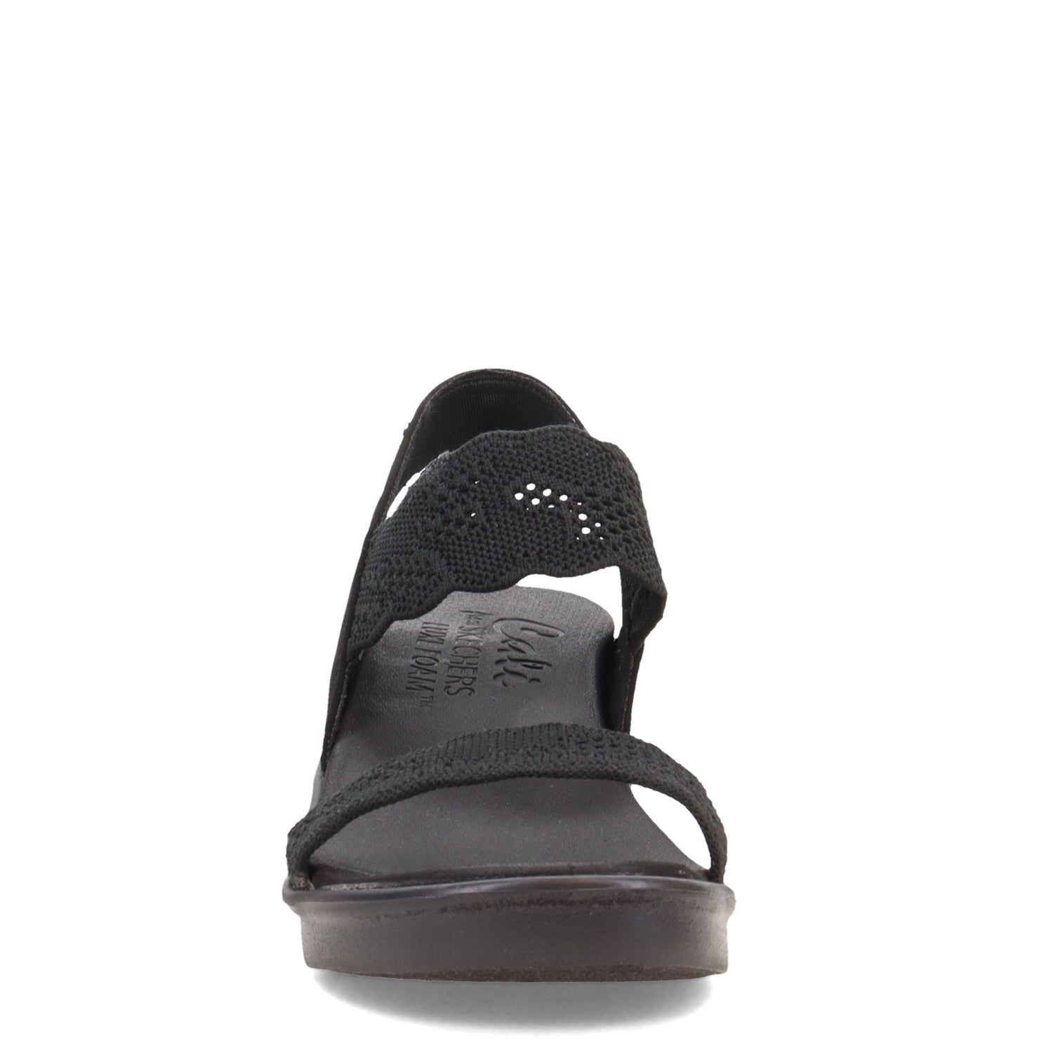 Peltz Shoes  Women's Skechers Cali Rumble On - New Crush Sandal Black 119601-BBK