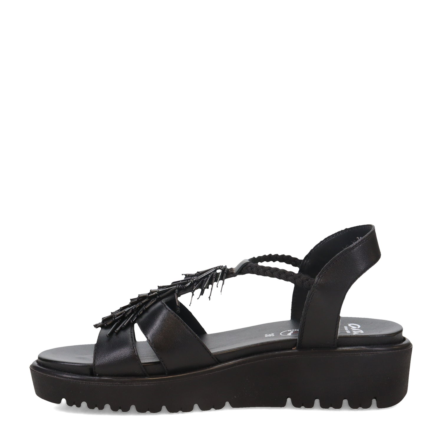 Peltz Shoes  Women's ara Bristol Sandal Black 12-33512-01