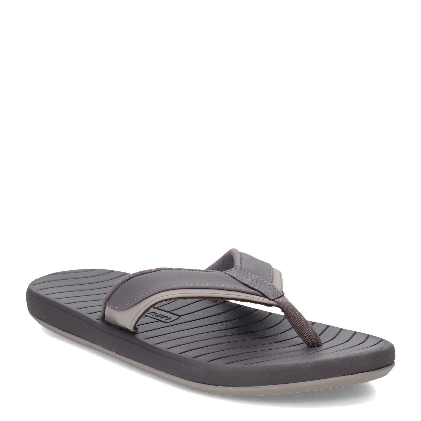 Peltz Shoes  Men's Hari Mari Brazos II Sandal CHARCOAL 1200-202