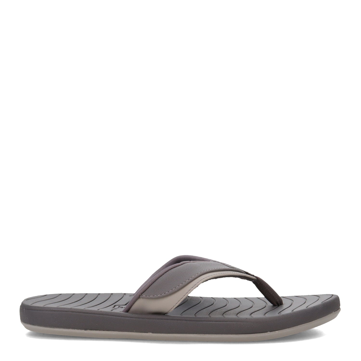 Peltz Shoes  Men's Hari Mari Brazos II Sandal CHARCOAL 1200-202