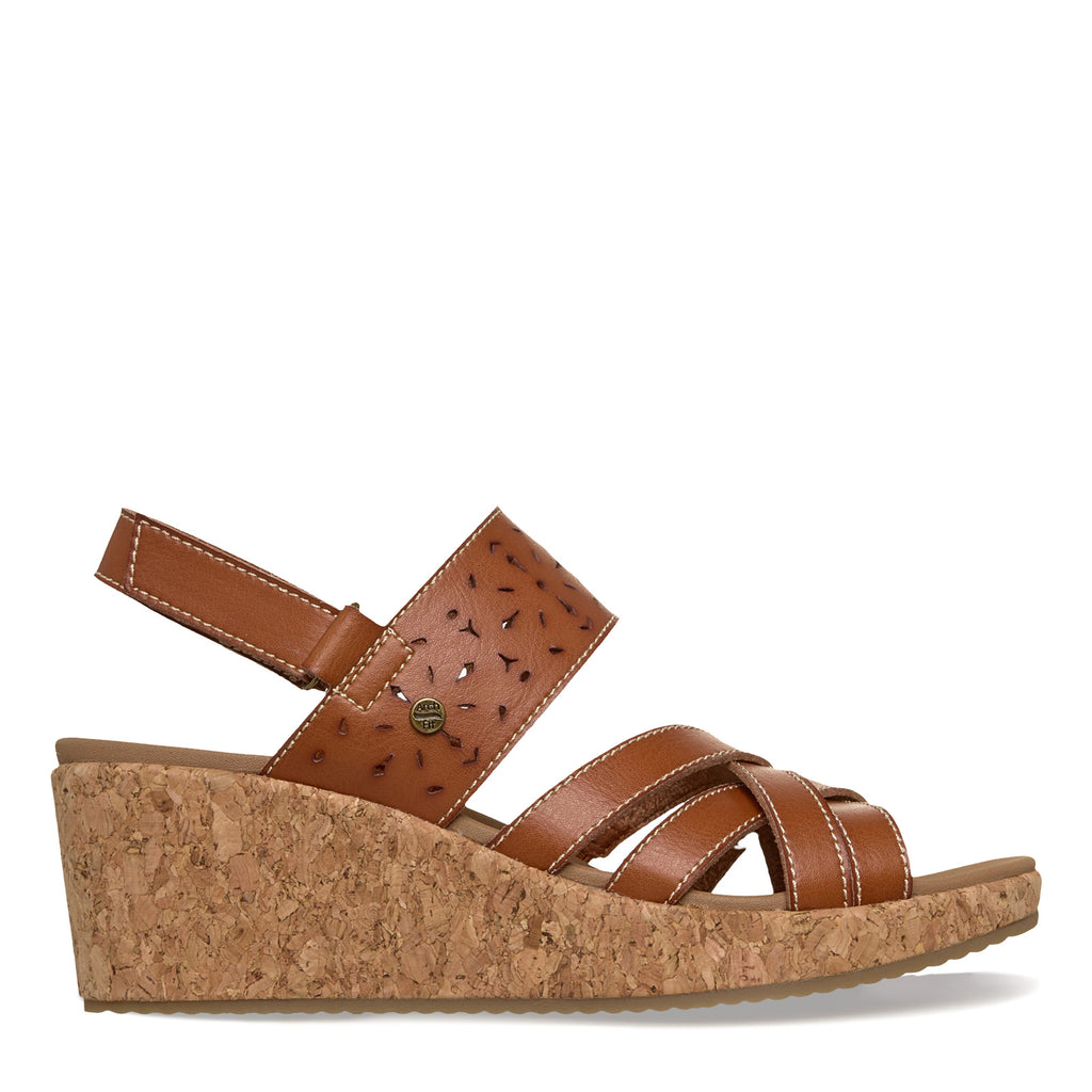 Women's Skechers Arch Fit Beverlee - Natural Era Sandal LUGGAGE 120101-LUG