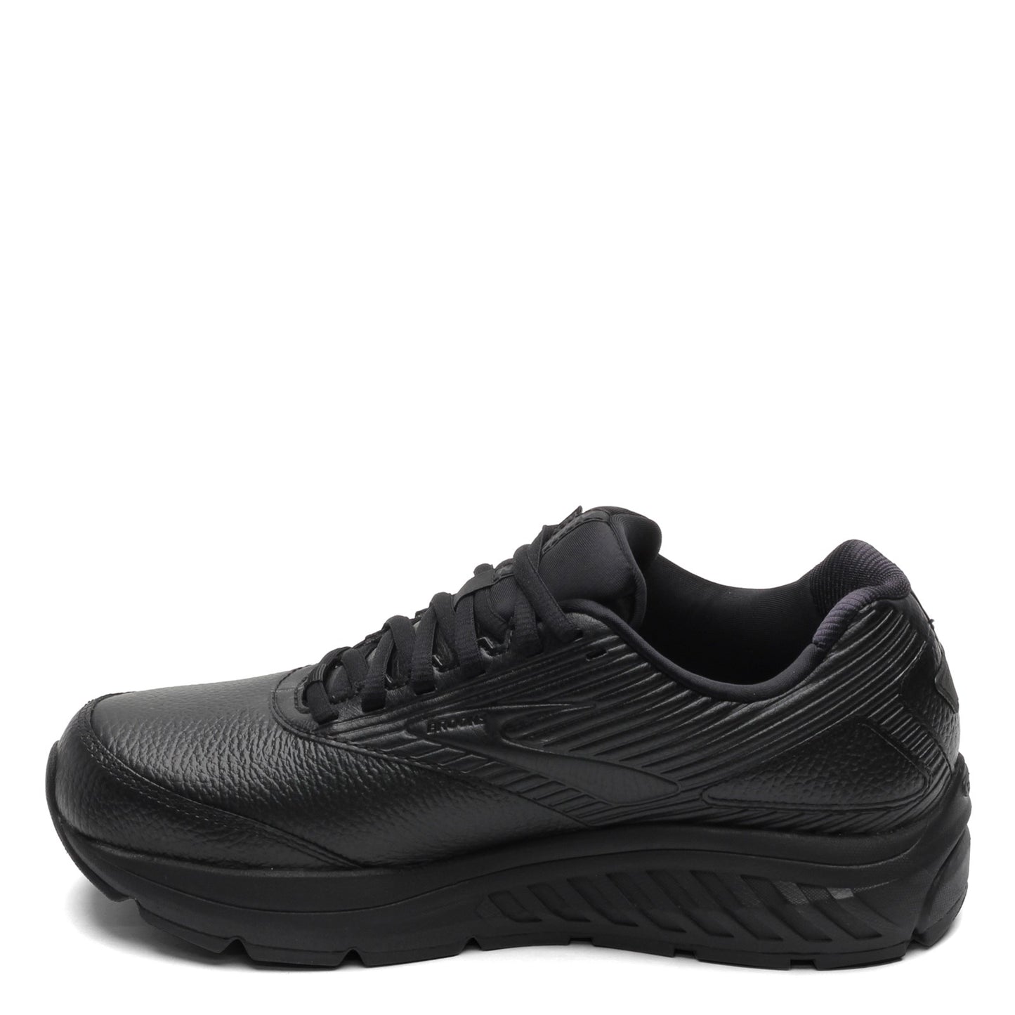 Peltz Shoes  Women's Brooks Addiction Walker 2 Walking Shoe - Wide Width Black/Black 120307 1D 072
