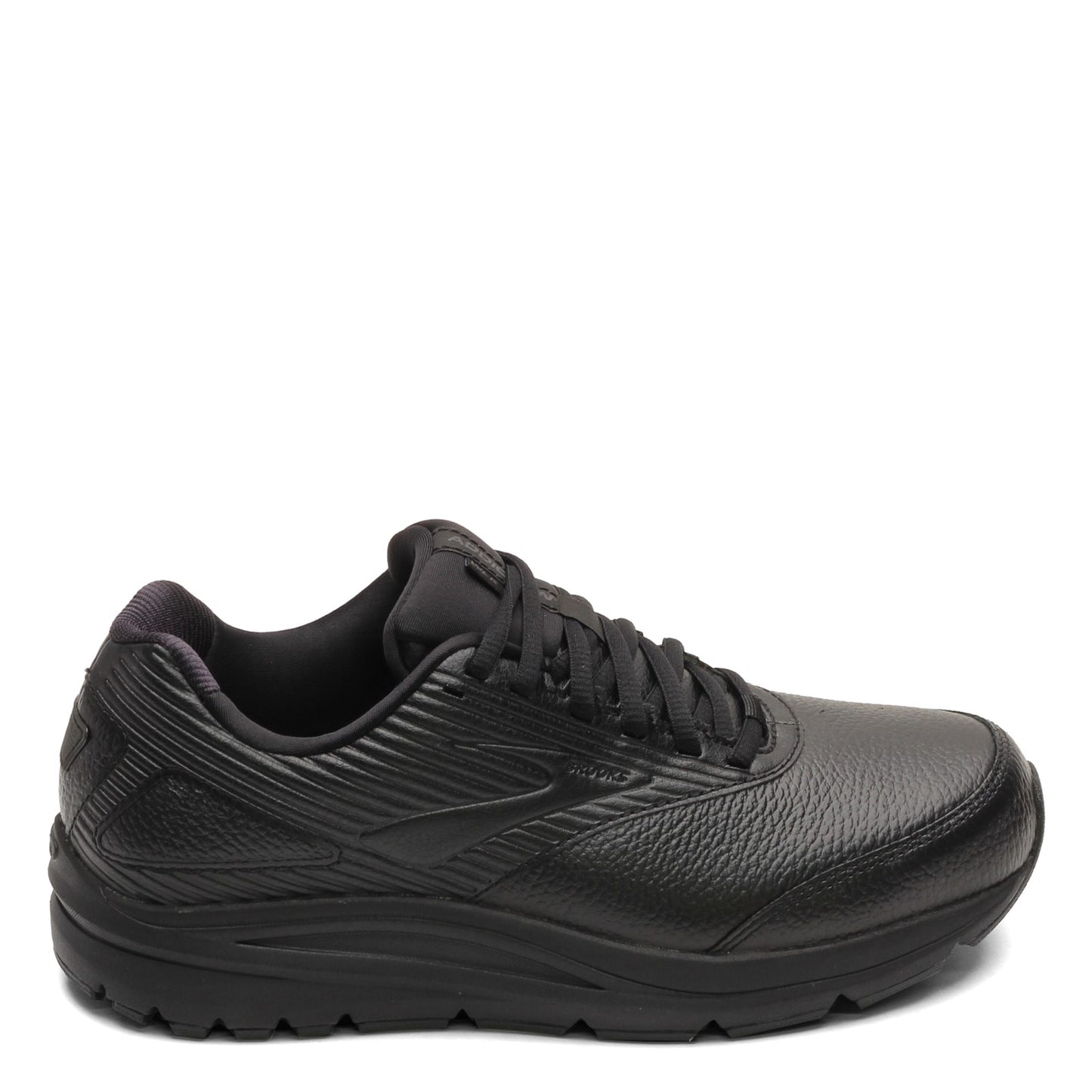 Peltz Shoes  Women's Brooks Addiction Walker 2 Walking Shoe - Narrow Width Black/Black 120307 2A 072