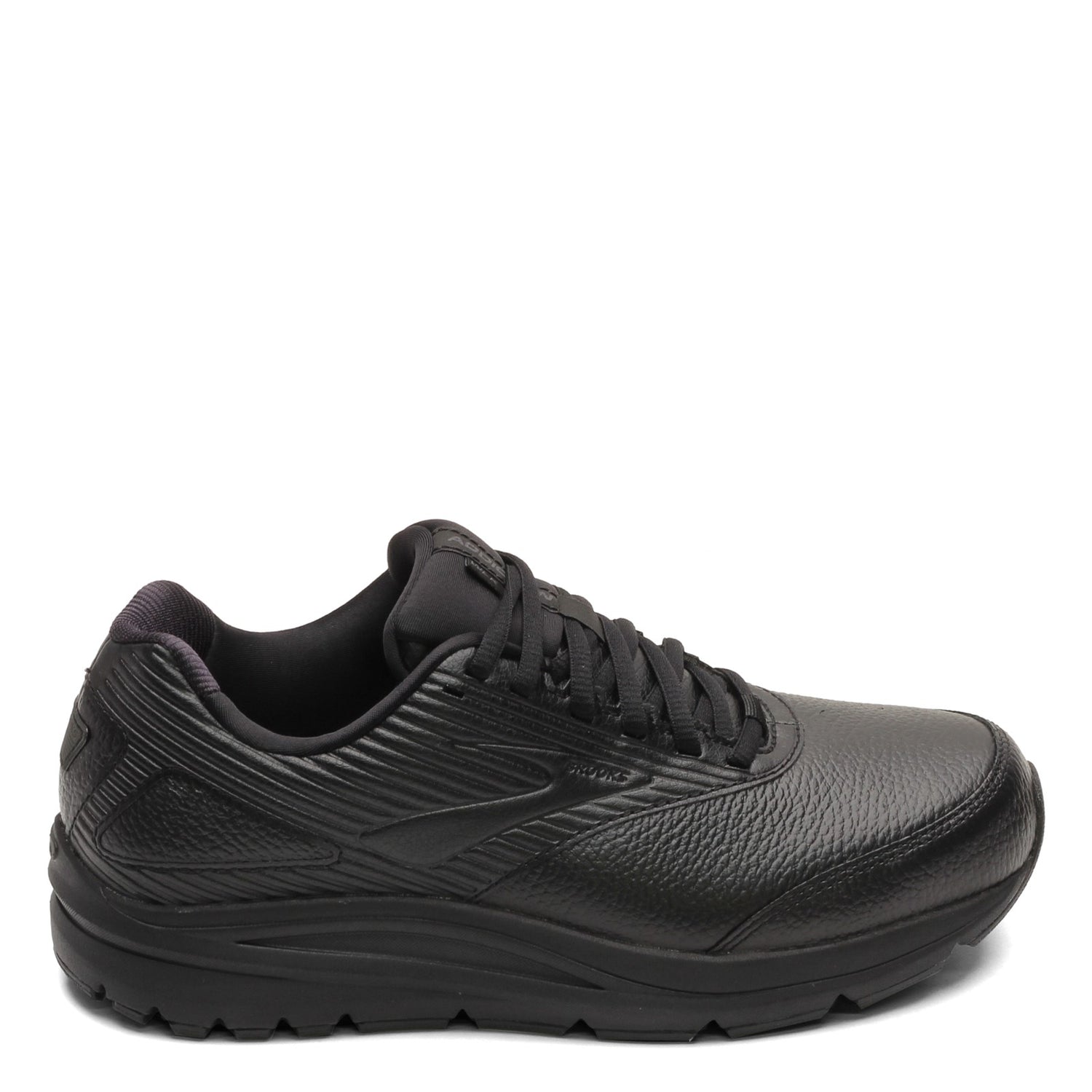 Peltz Shoes  Women's Brooks Addiction Walker 2 Walking Shoe - Narrow Width Black/Black 120307 2A 072