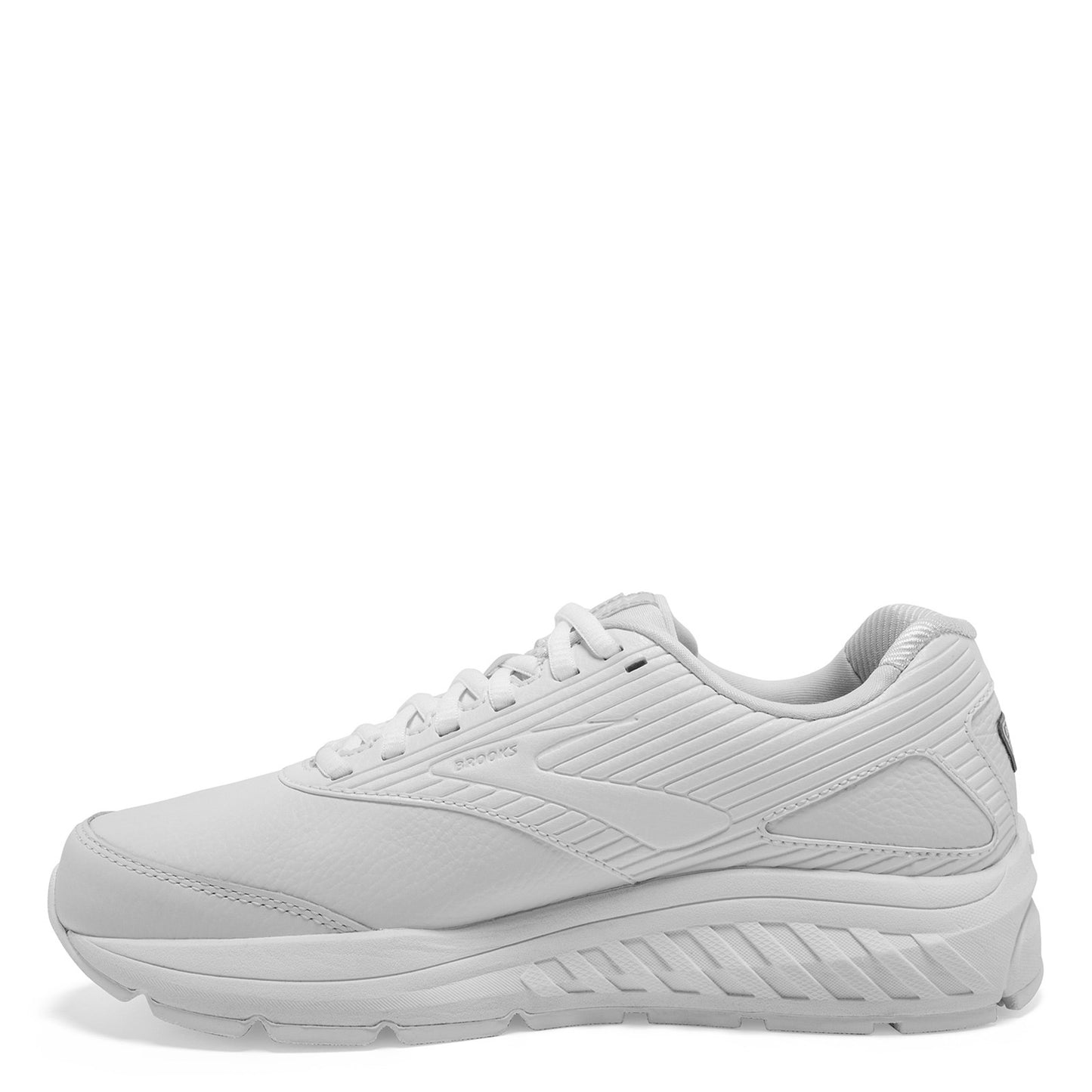 Peltz Shoes  Women's Brooks Addiction Walker 2 Walking Shoe - Narrow Width White/White 120307 2A 142