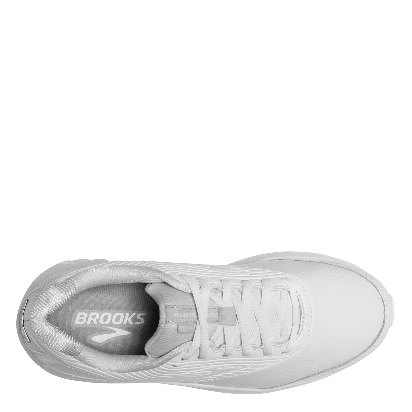 Peltz Shoes  Women's Brooks Addiction Walker 2 Walking Shoe - Narrow Width White/White 120307 2A 142