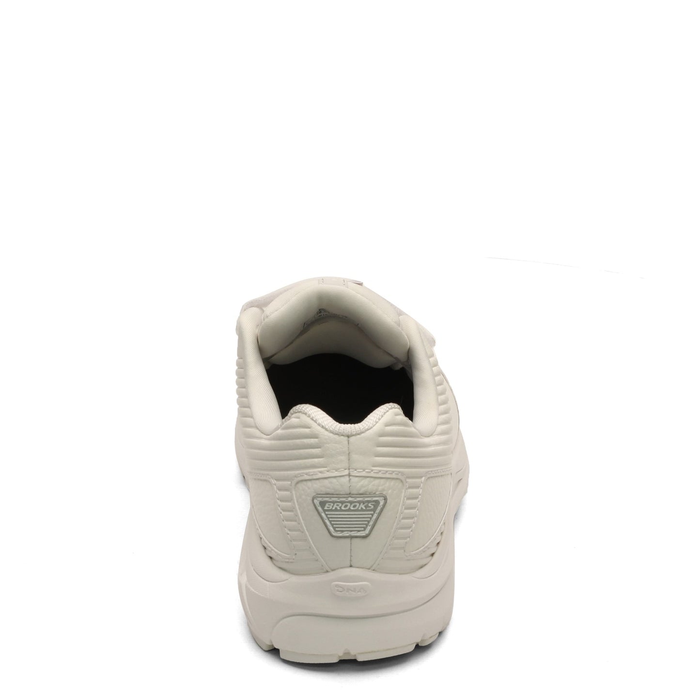 Peltz Shoes  Women's Brooks Addiction Walker V-Strap 2 Walking Shoe - Wide Width White 120309 1D 142