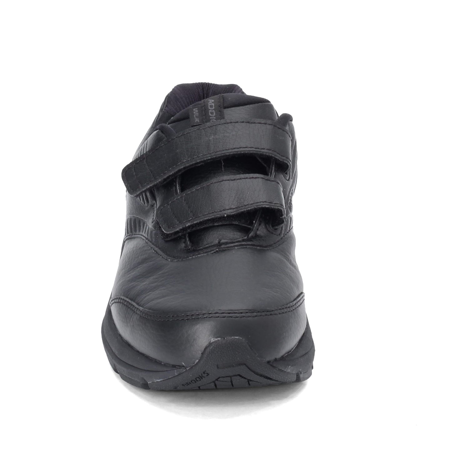 Peltz Shoes  Women's Brooks Addiction Walker V-Strap 2 Walking Shoe - Extra Wide Black 120309 2E 072