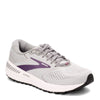 Peltz Shoes  Women's Brooks Ariel 20 Running Shoe Oyster/Alloy/Grape 120315-1B-009