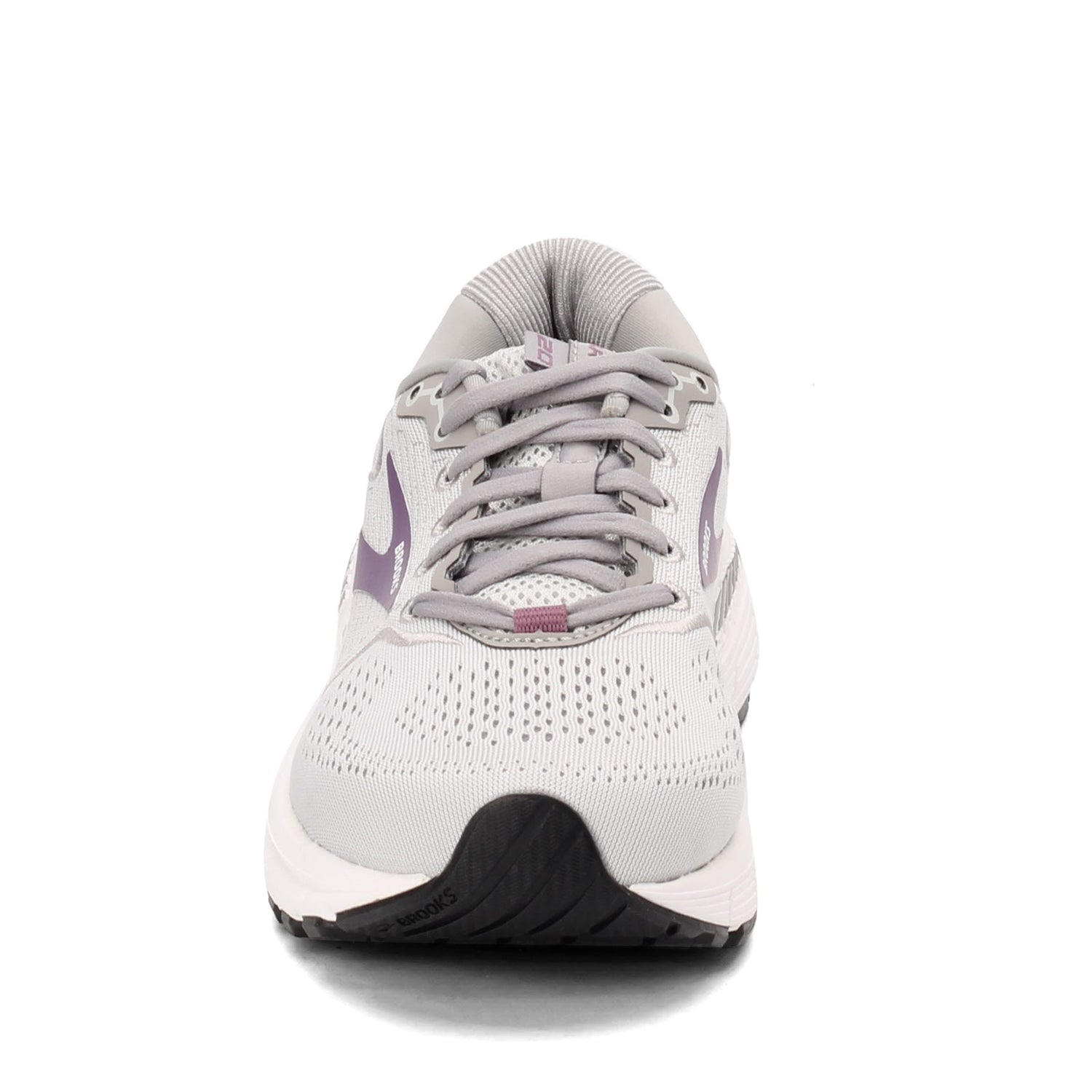 Peltz Shoes  Women's Brooks Ariel 20 Running Shoe Oyster/Alloy/Grape 120315-1B-009