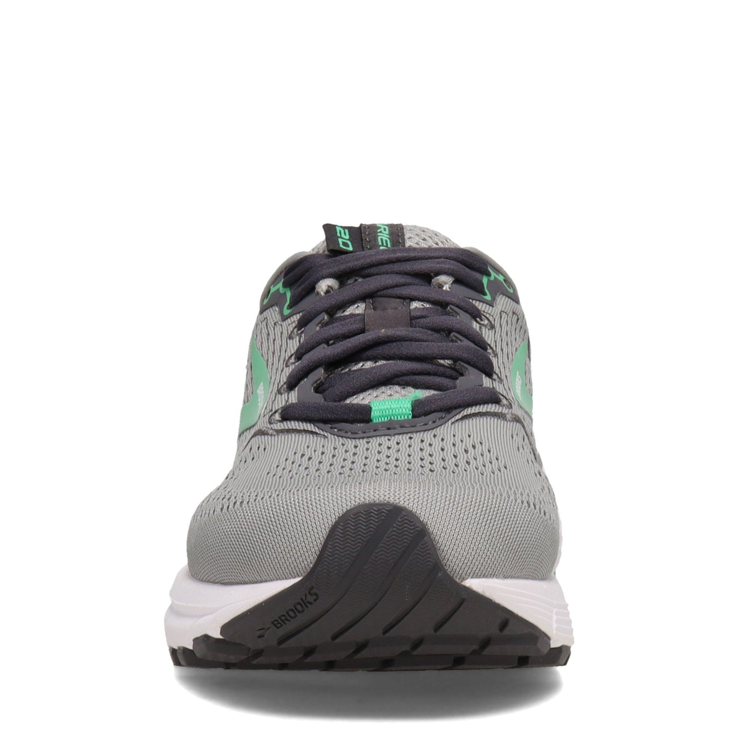 Peltz Shoes  Women's Brooks Ariel 20 Running Shoe Alloy/Blackened Pearl 120315 1B 076